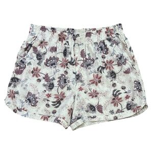 Maurices Linen Blend High Rise Floral‎ Shorts Size Small